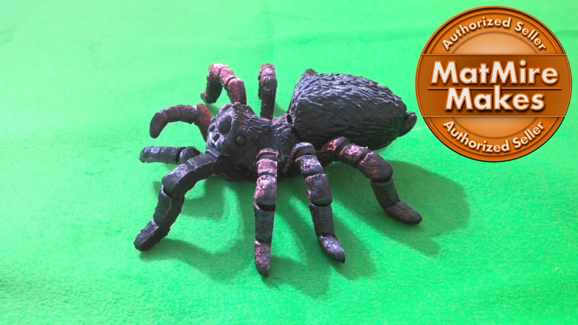 Tarantula Spider, Articulated fidget, Print-In-Place, Tarantula Flexi