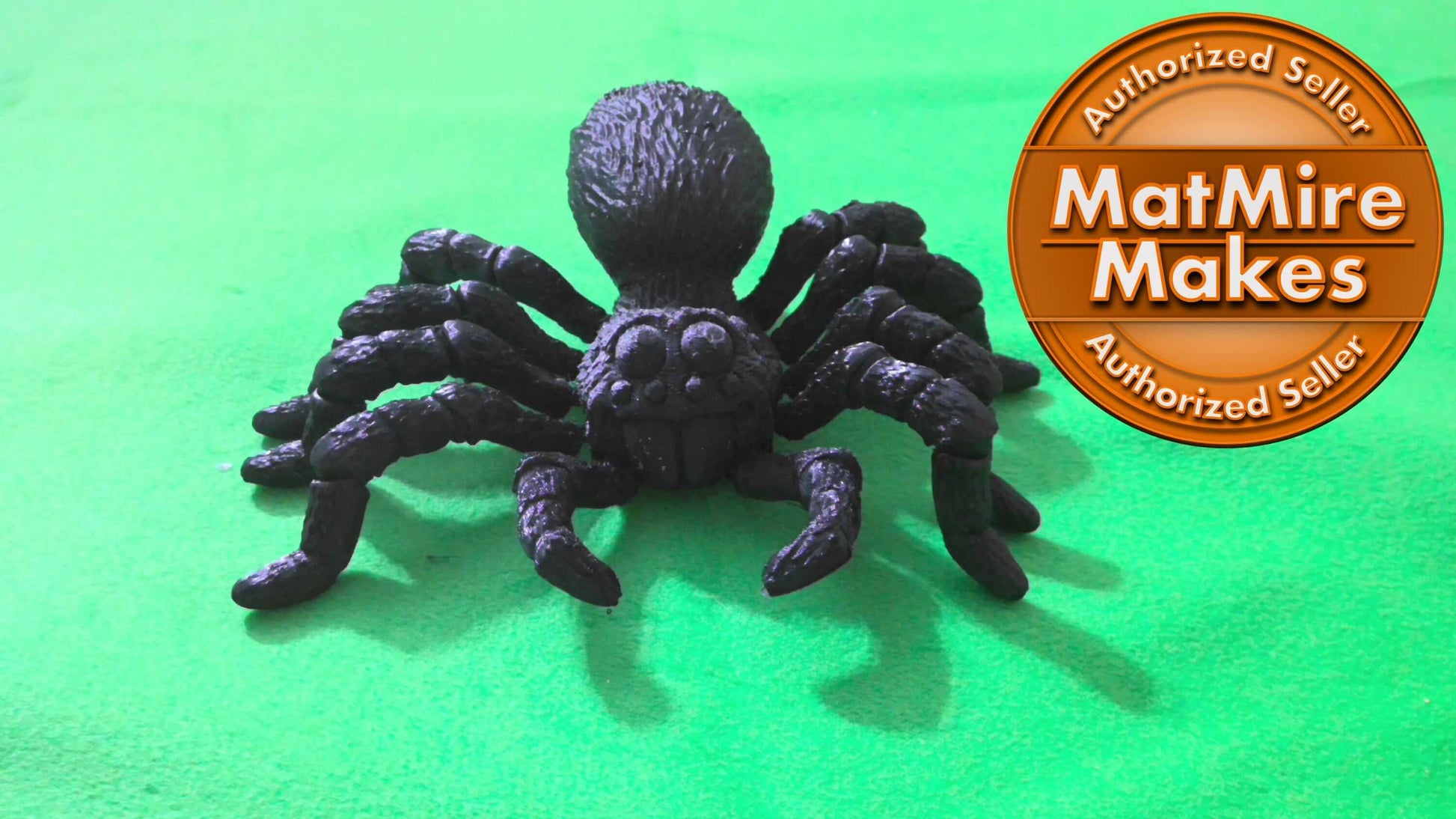 Tarantula Spider, Articulated fidget, Print-In-Place, Tarantula Flexi