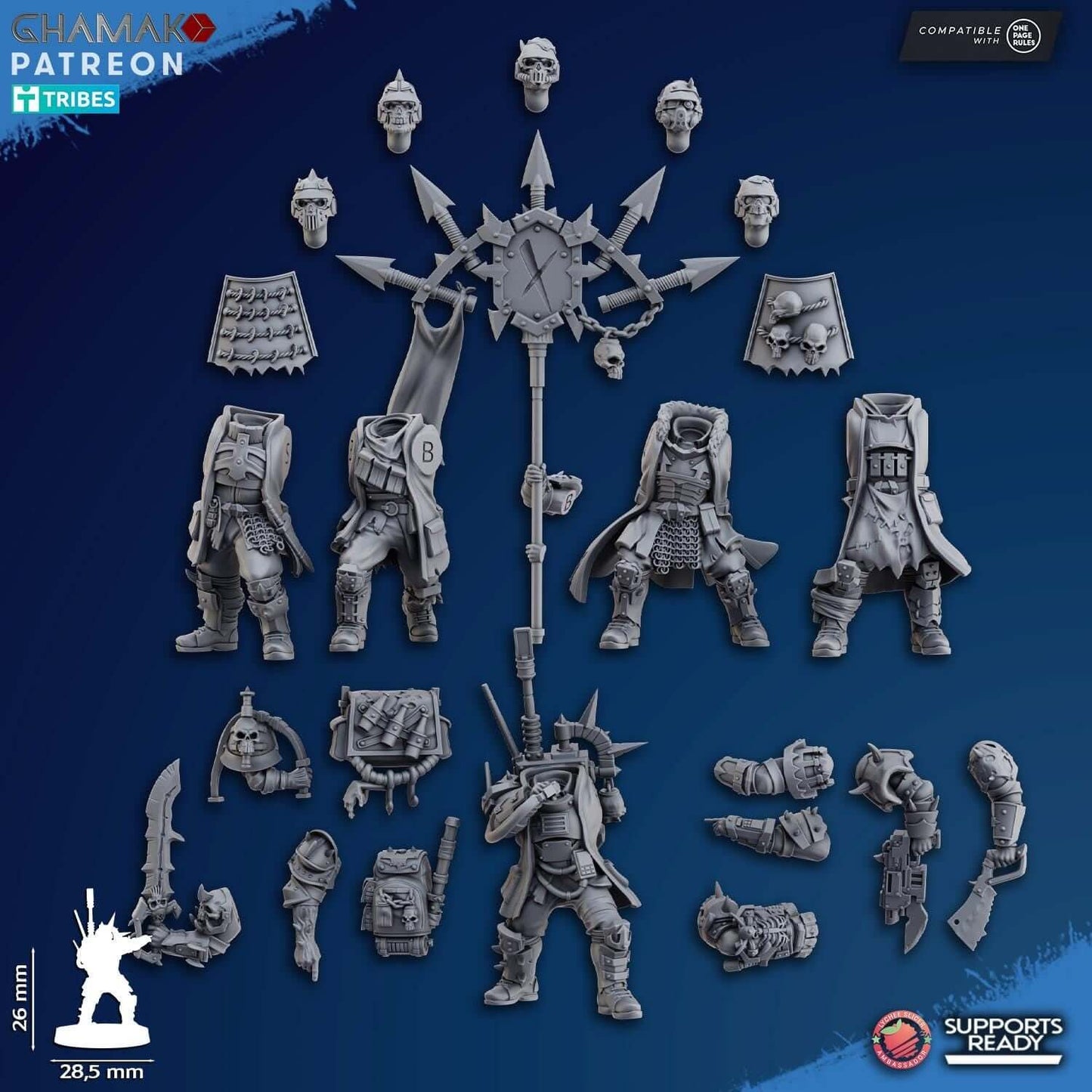 Dictator Squad Command - Ghamak Miniatures