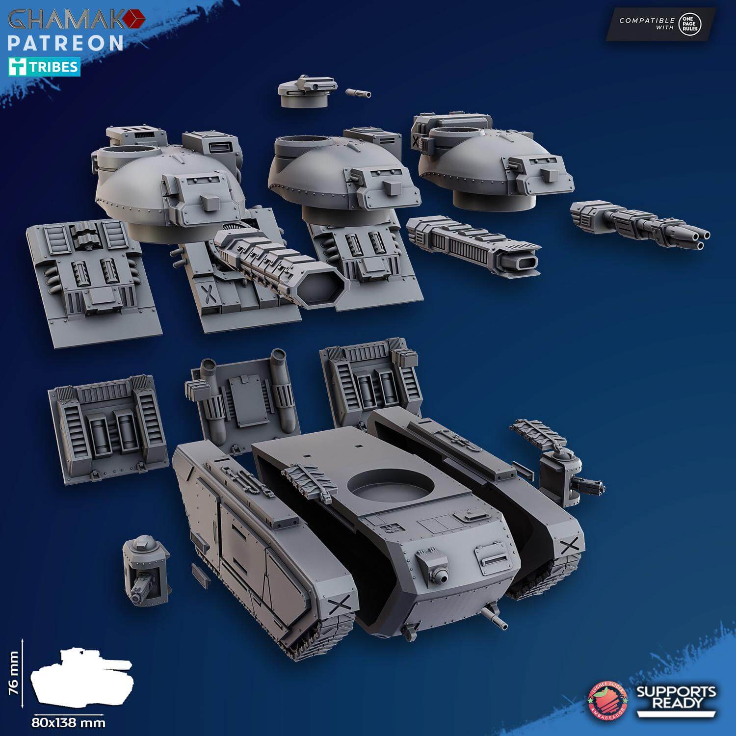 Main Battle Tank - Imperial - Ghamak Miniatures