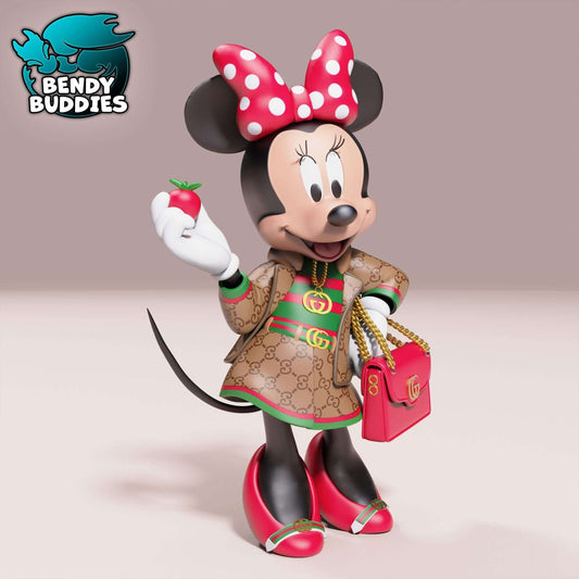 Fashion Girl Mouse - Collectible Fanart Statue - Bendy Buddies