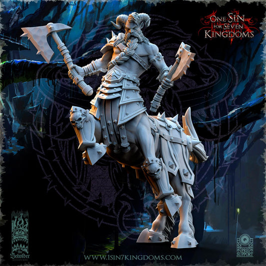 Karragh Feranthal Warlord - One Sin for Seven Kingdoms - Beholder Miniatures