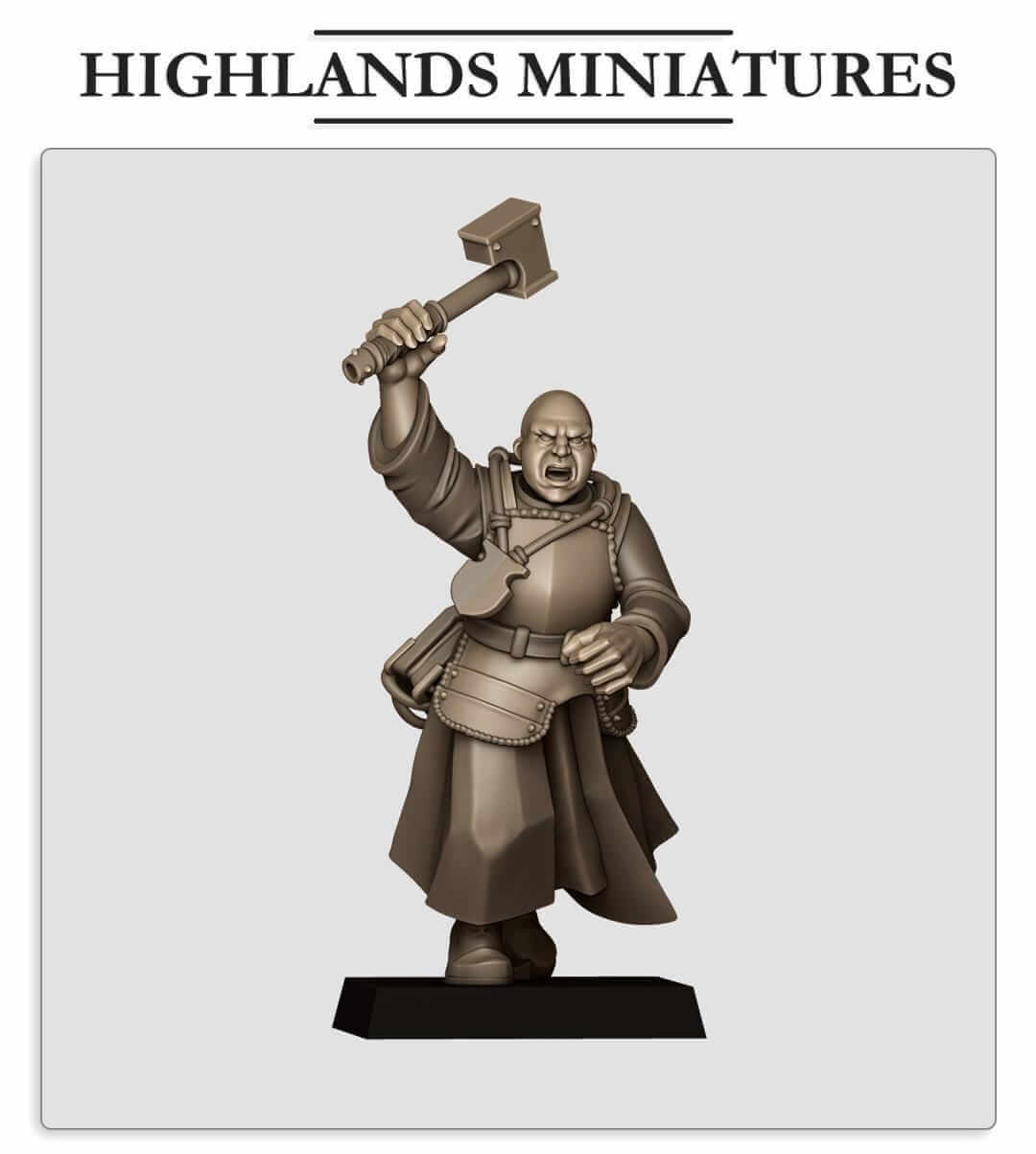 Sunland Battle Priests - Highlands Miniatures