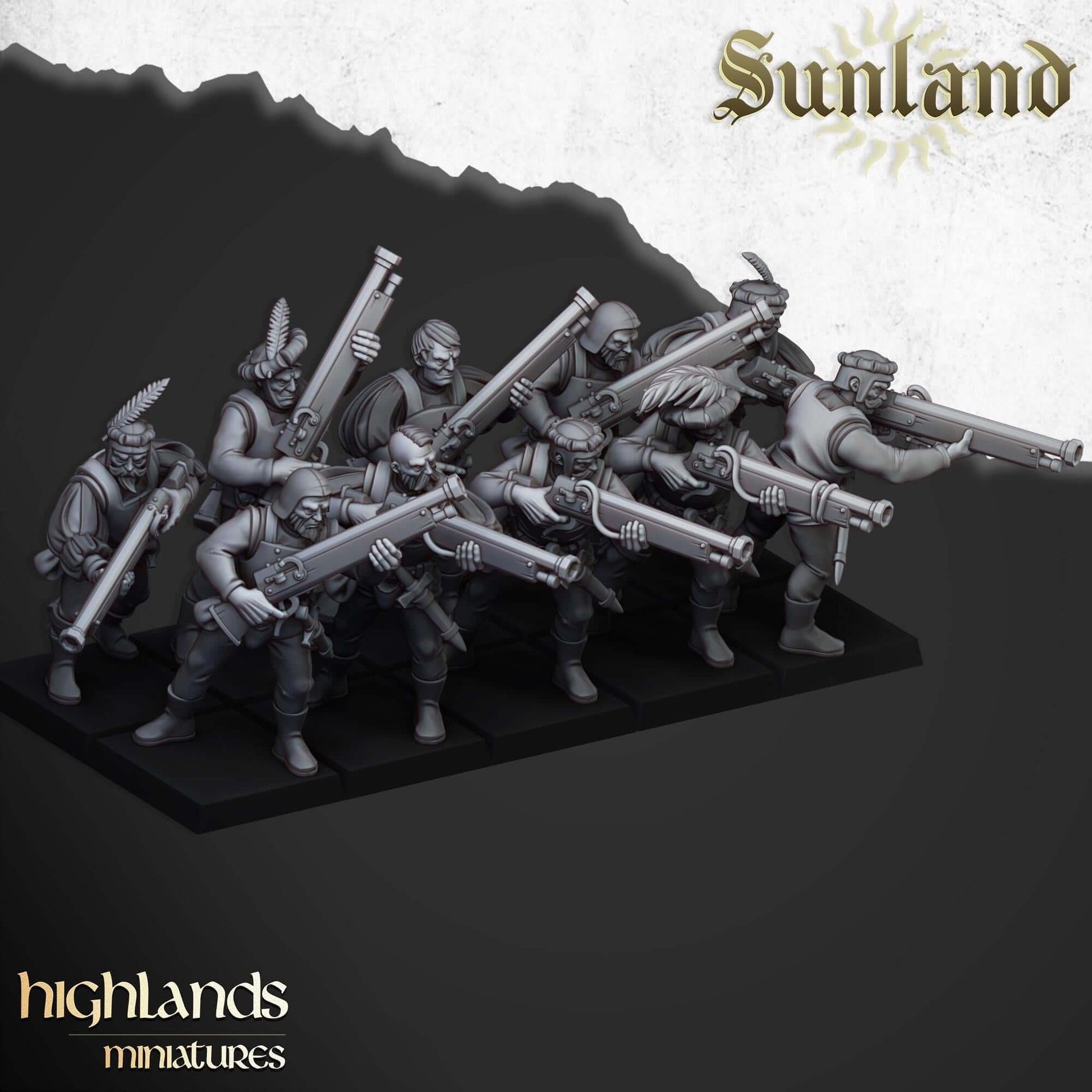 Sunland Arquebusiers - Highlands Miniatures