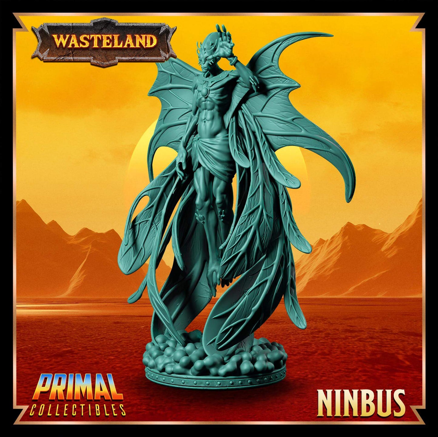 Nimbus Avangion - Wasteland 3D Printed Resin RPG/Tabletop/Boardgames Miniature Primal Collectibles