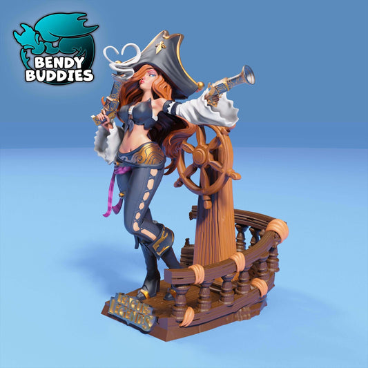 Miss Fortune - League of Legends - Collectible Fanart Statue - Bendy Buddies