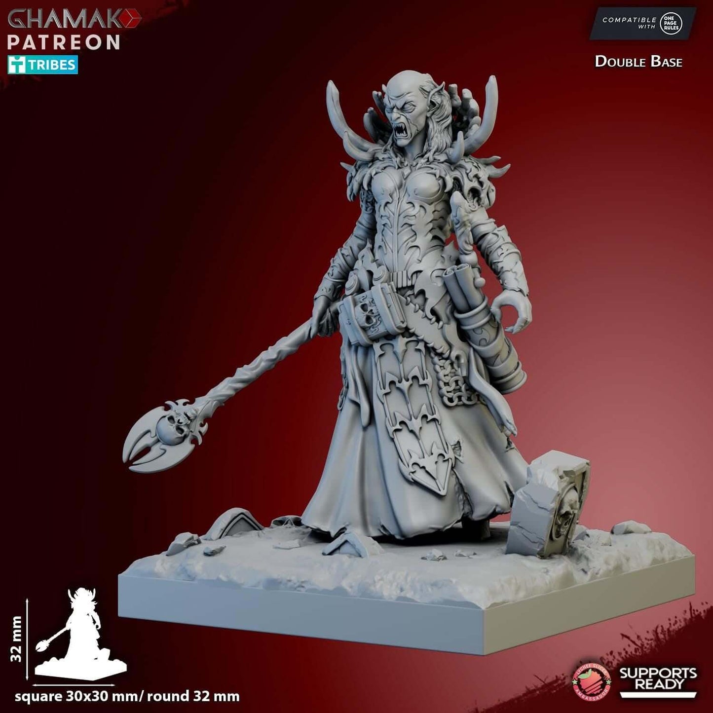 Path of Death Vampire - Vampire Lords - Miniatures by Ghamak