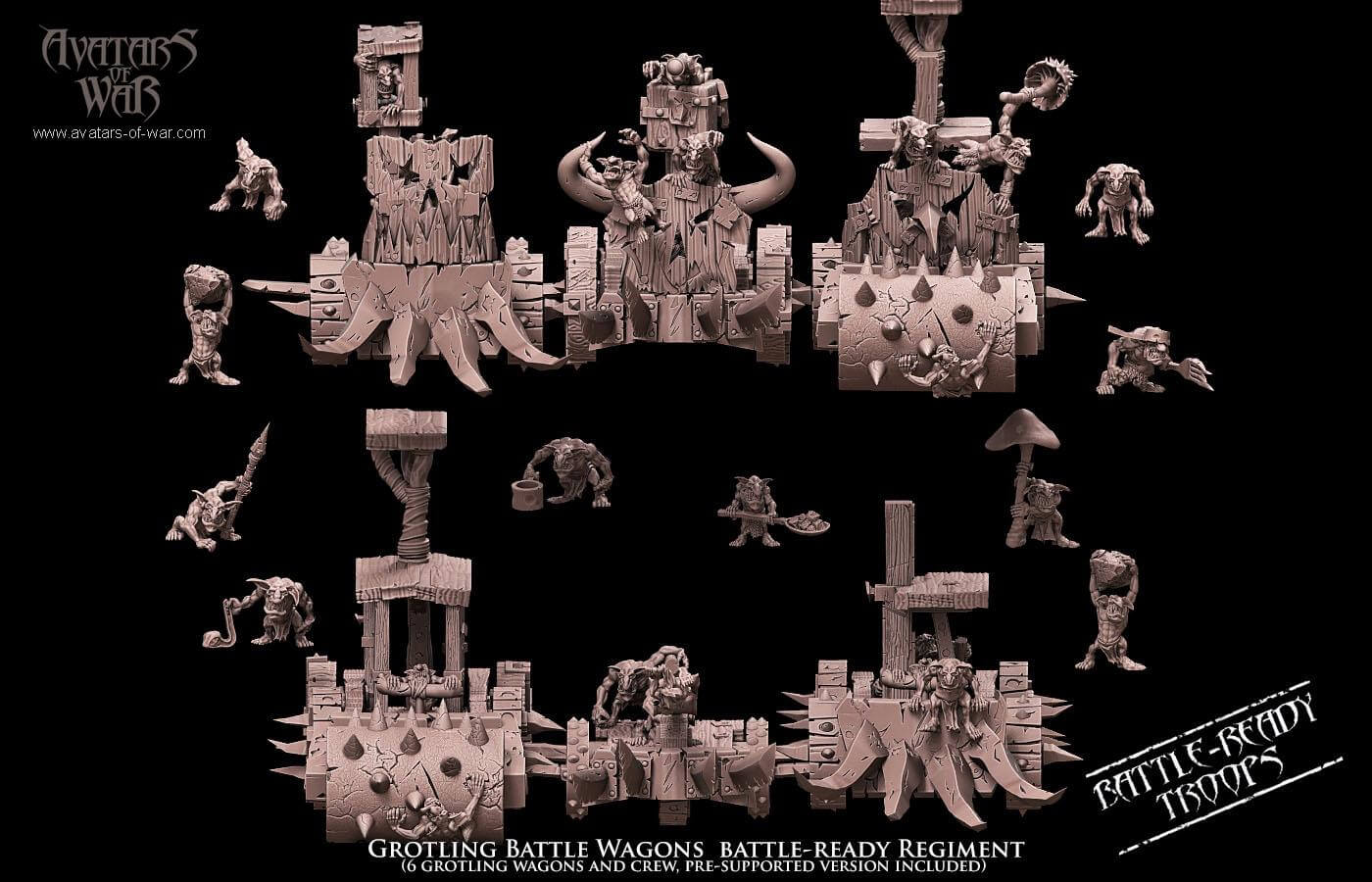 Goblin Battle Wagon - Avatars of War