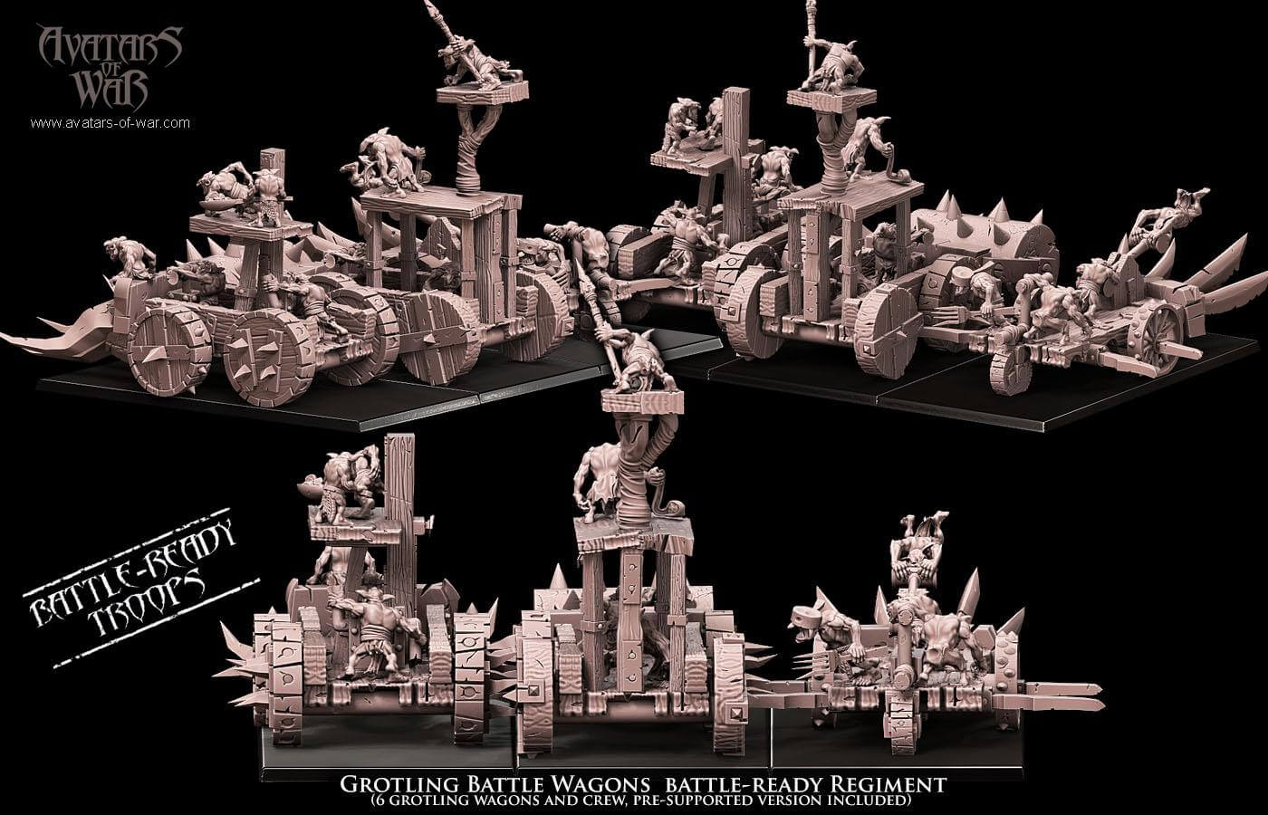 Goblin Battle Wagon - Avatars of War