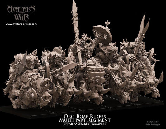 Orc Boar Riders - Avatars of War