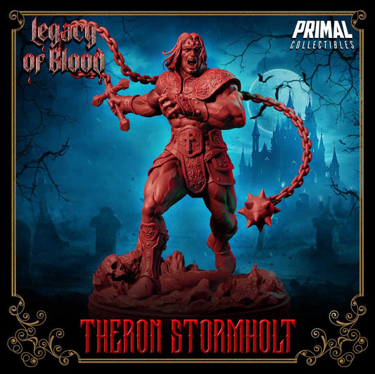Theron Stormholt - Legacy of Blood 3D Printed Resin RPG/Tabletop/Boardgames Miniature Primal Collectibles