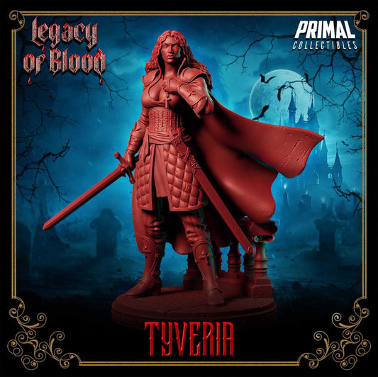 Tyveria- Legacy of Blood 3D Printed Resin RPG/Tabletop/Boardgames Miniature Primal Collectibles