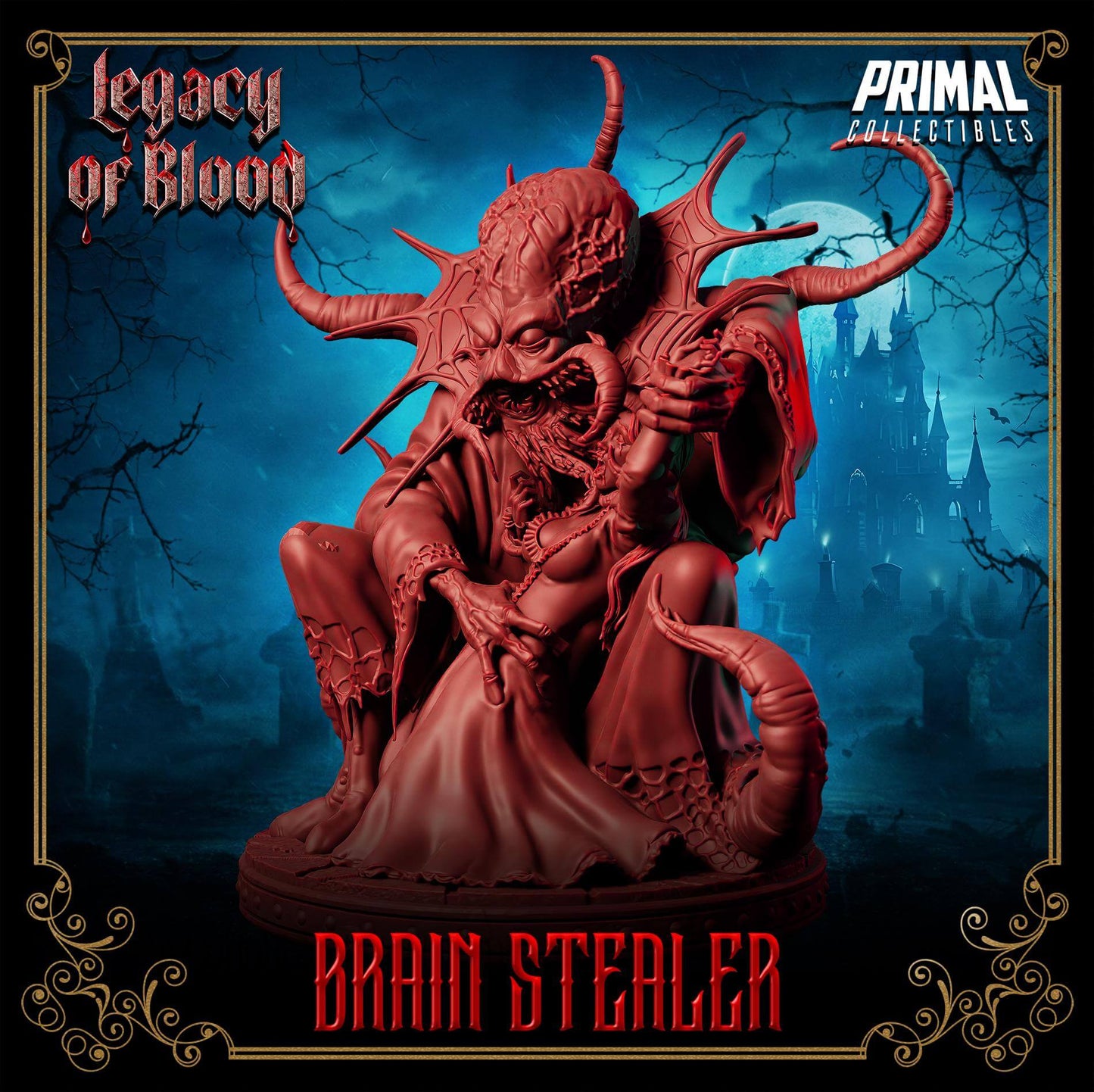 Brain Stealer - Legacy of Blood 3D Printed Resin RPG/Tabletop/Boardgames Miniature Primal Collectibles