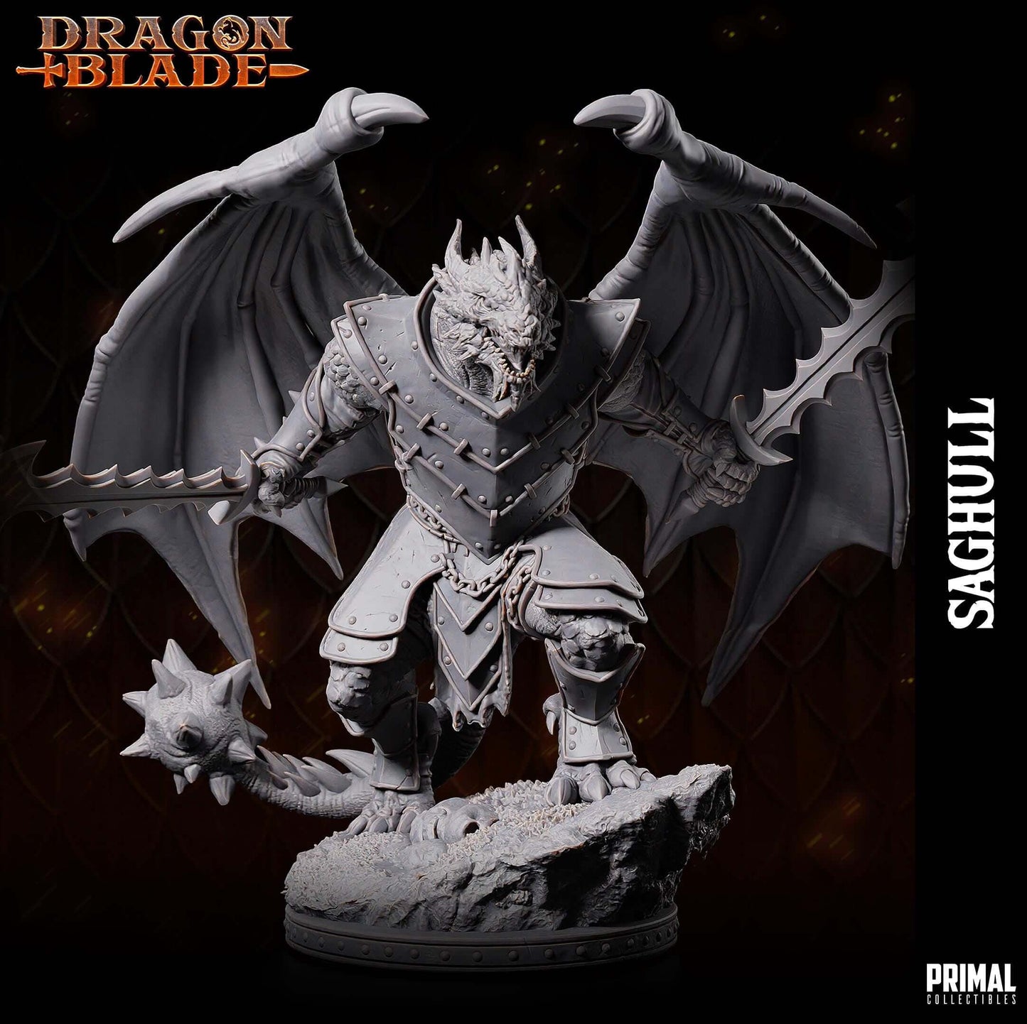 Saghull Draconian Dragonblade - Masters of Dungeon Quest