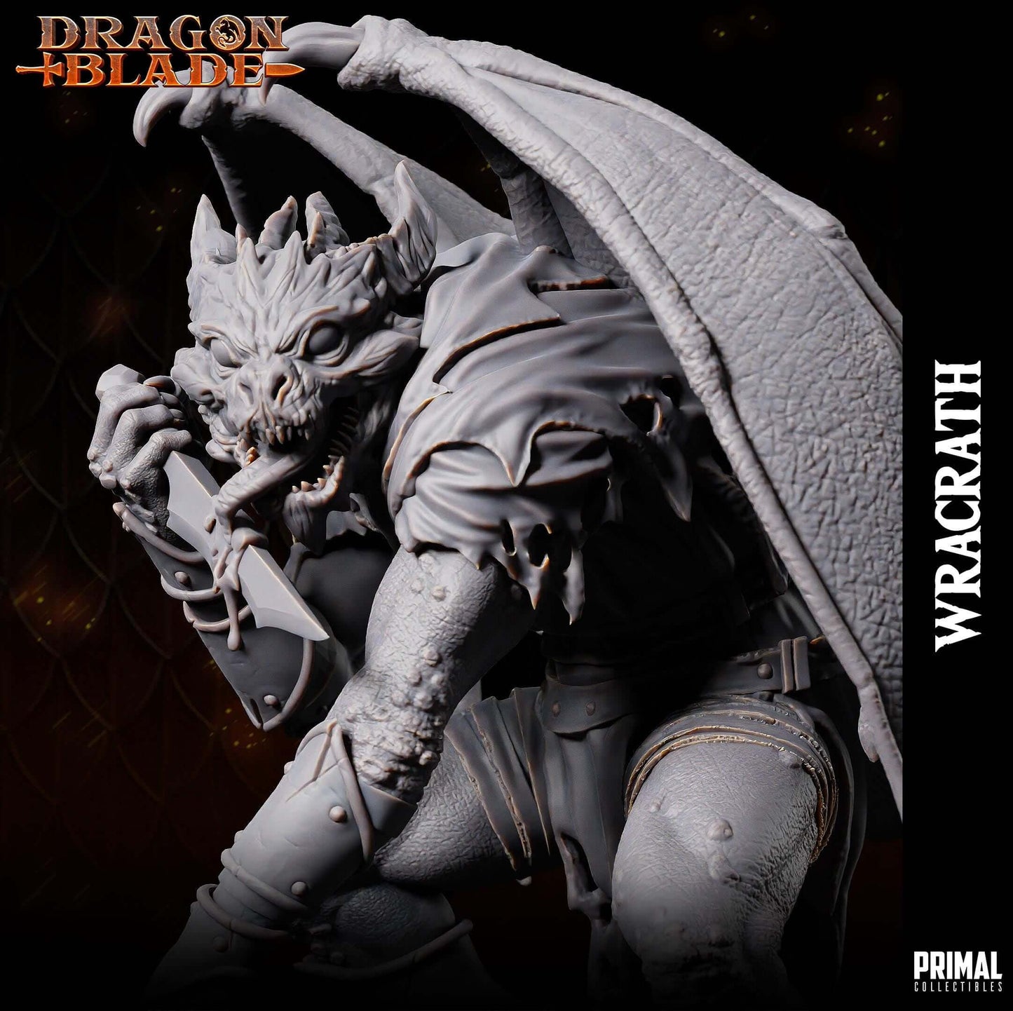 Wracrath Draconian Dragonblade - Masters of Dungeon Quest