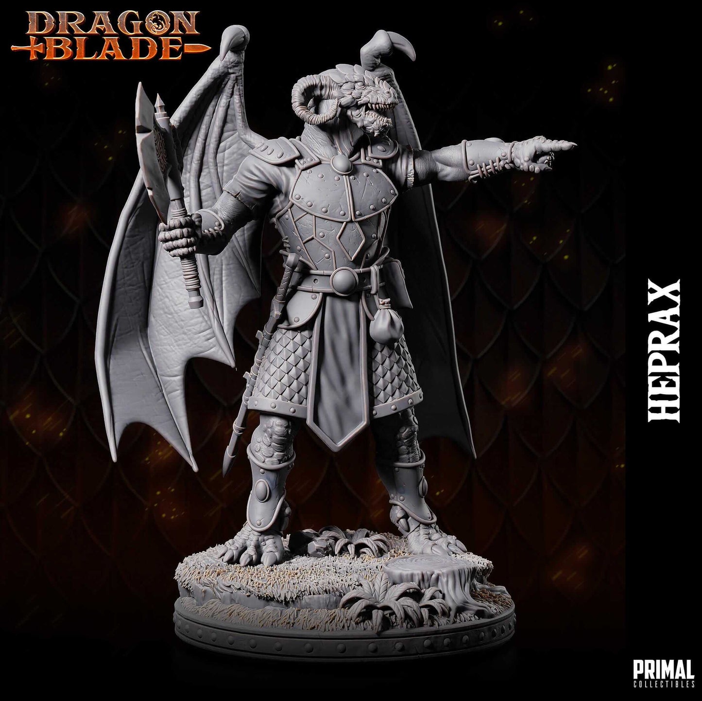 Heprax Draconian Dragonblade - Masters of Dungeon Quest