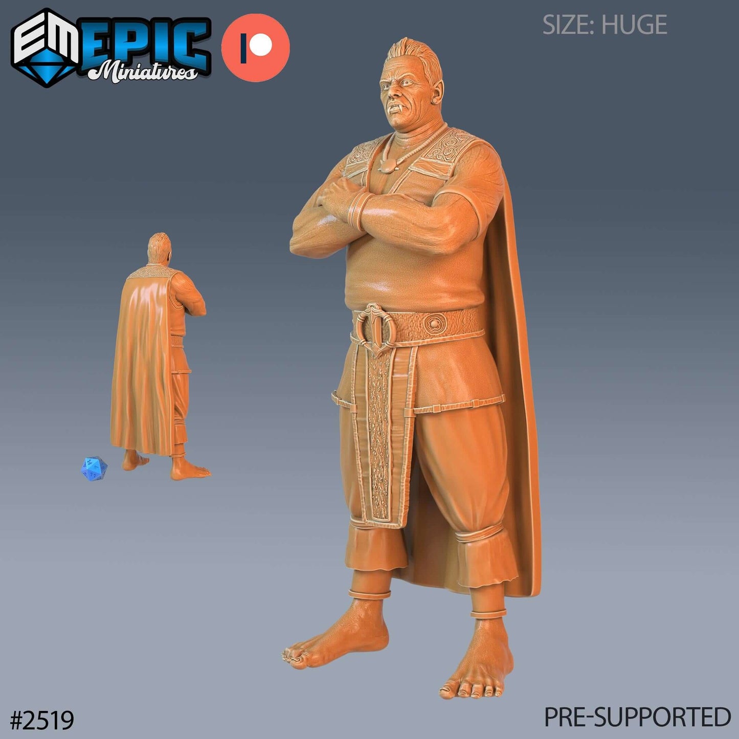 Cloud Giant Male - D&D Epic Miniatures   and Dragons