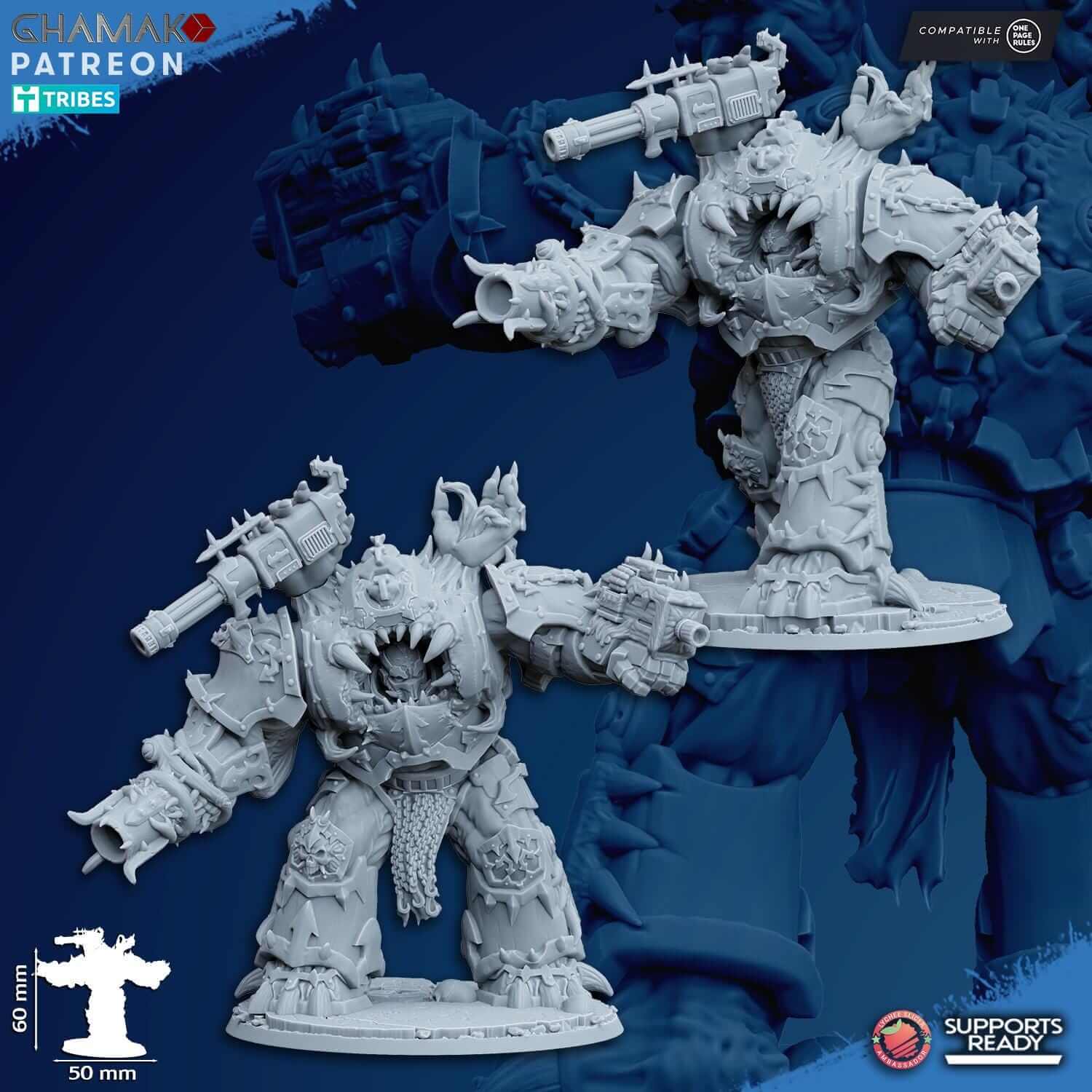 Possessed eradicators - Grimdark Void Marine - Ghamak Miniatures
