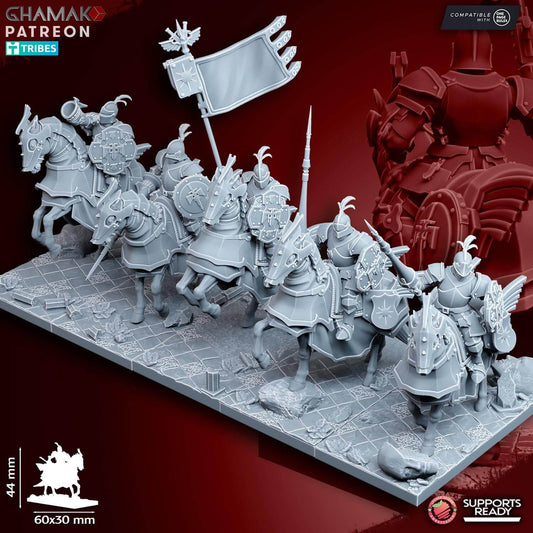 King's Guard Knights - Miniatures by Ghamak