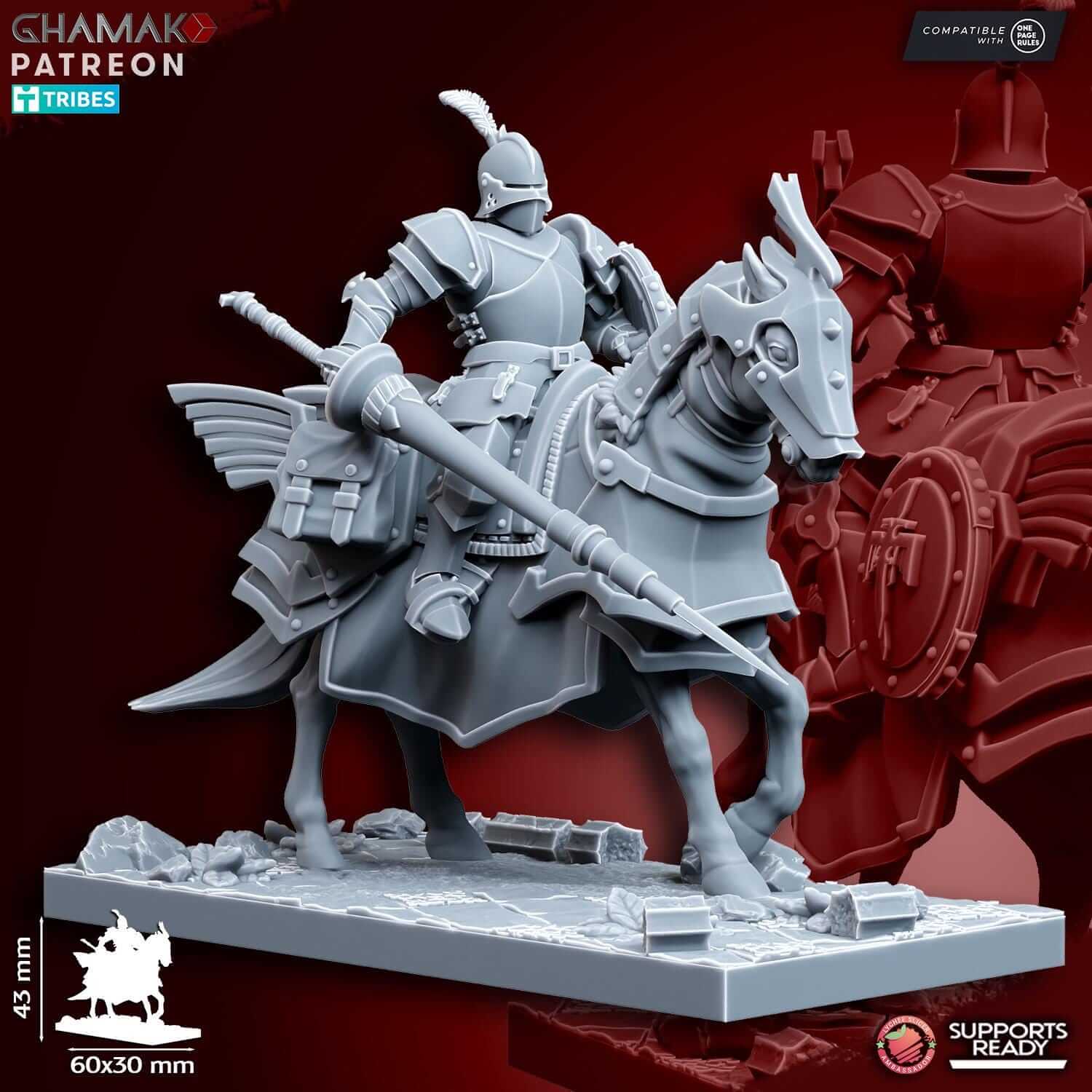 King's Guard Knights - Miniatures by Ghamak