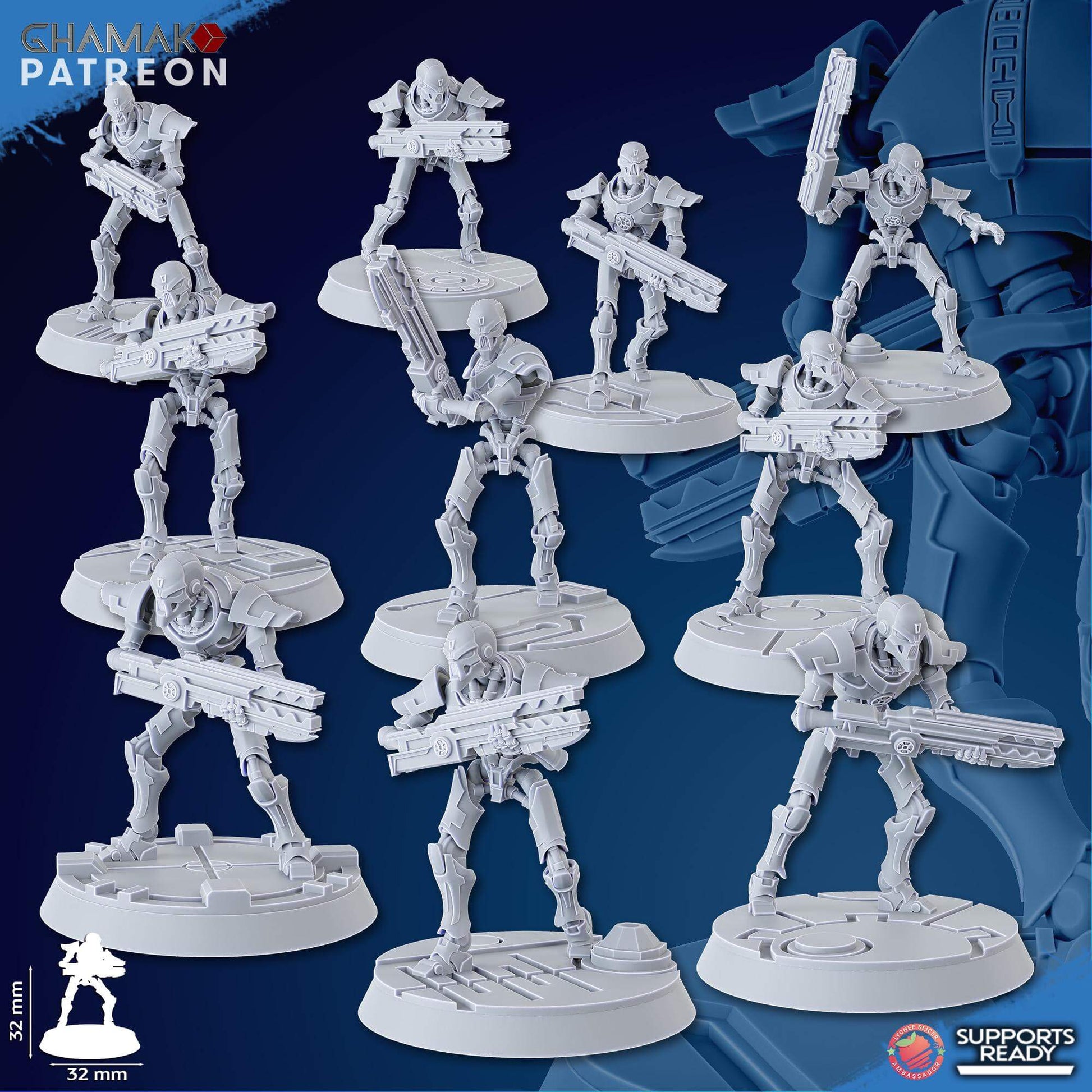 Undying Soldier - Necron Proxy - Ghamak Miniatures