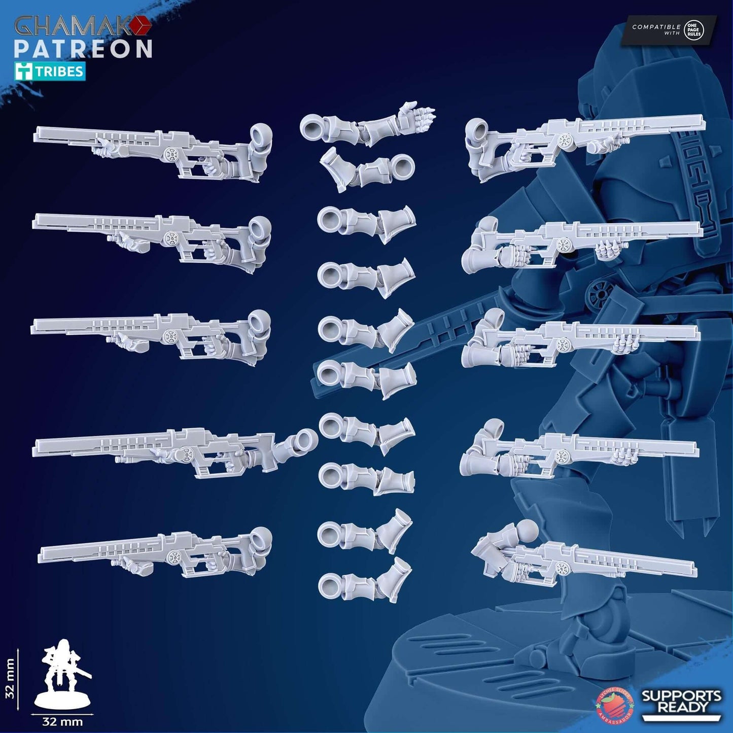 Deathmark Snipers - Necron Proxy - Ghamak Miniatures