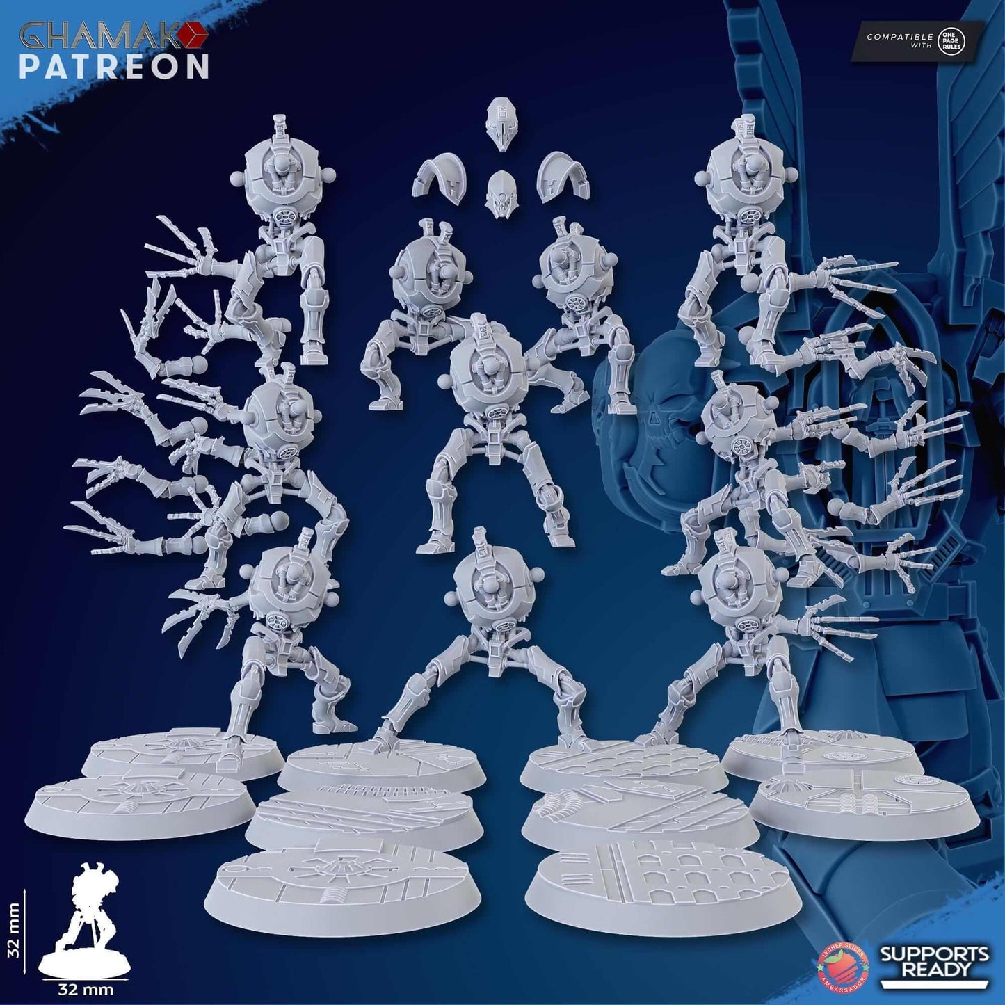 Undying Rippers - Necron Proxy - Ghamak Miniatures