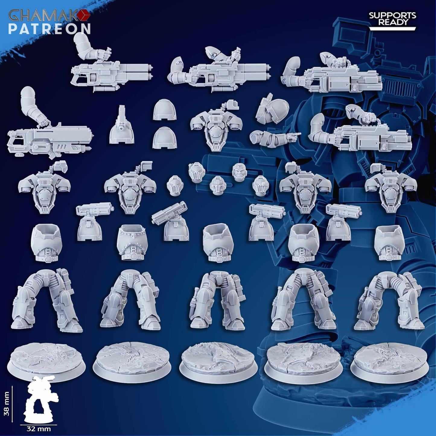Obliterator Squad - Ghamak Miniatures Grimdark