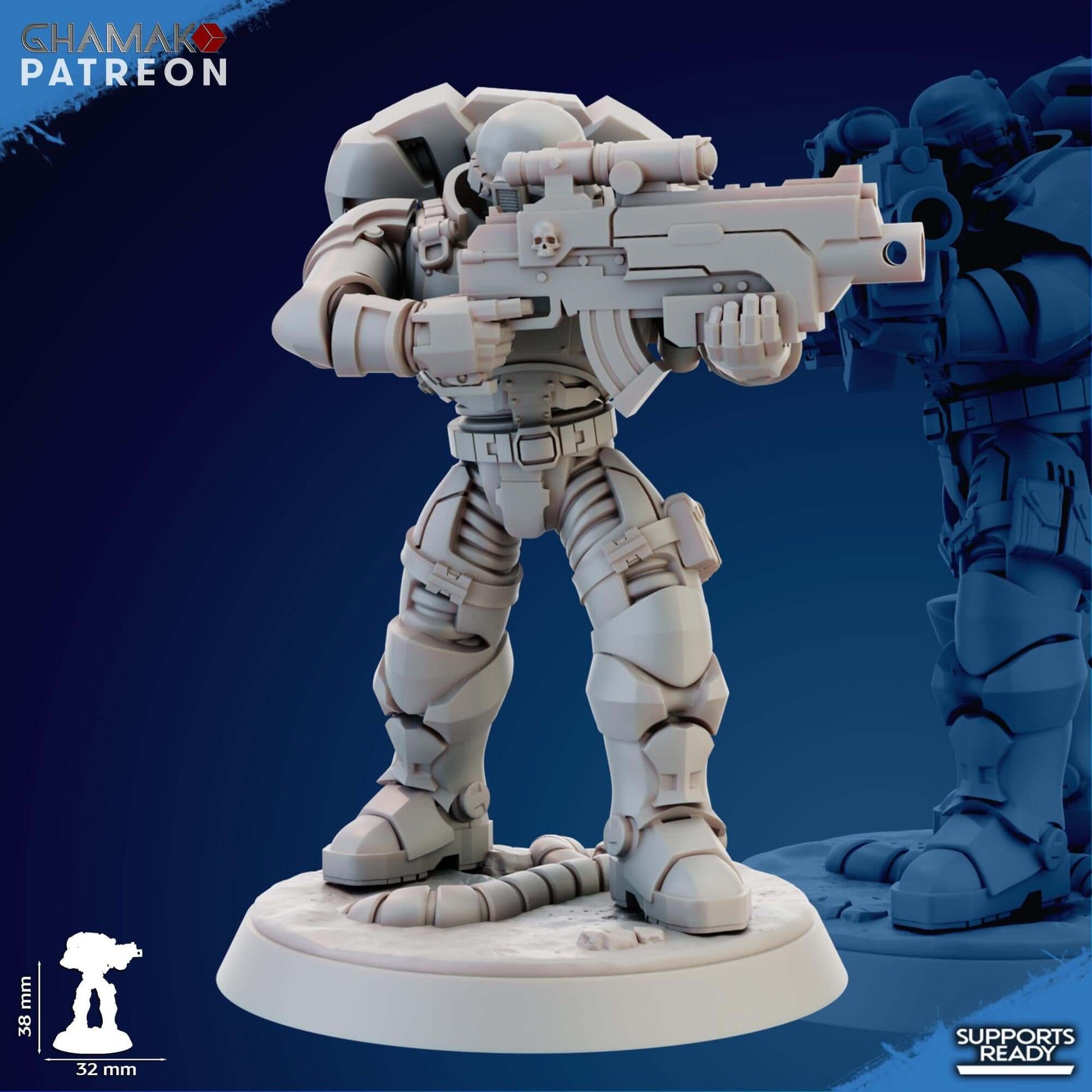 Imperators Incursor - Ghamak Miniatures Grimdark Void Marines