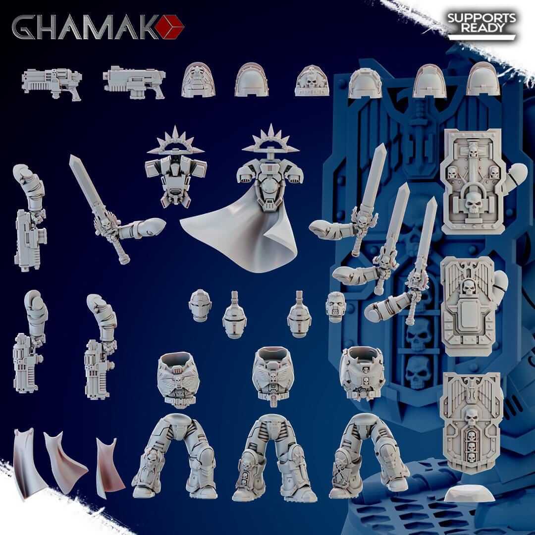 Sword Brothers - Ghamak Miniatures Grimdark Void Marines