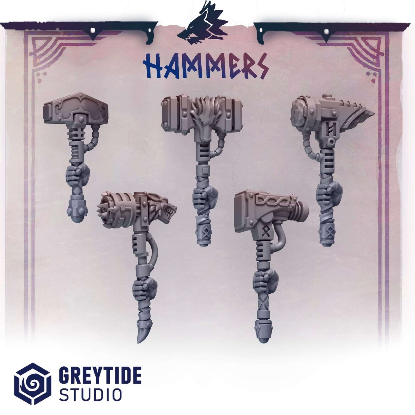 Primal Hounds Weapons - Grey Tide Studio