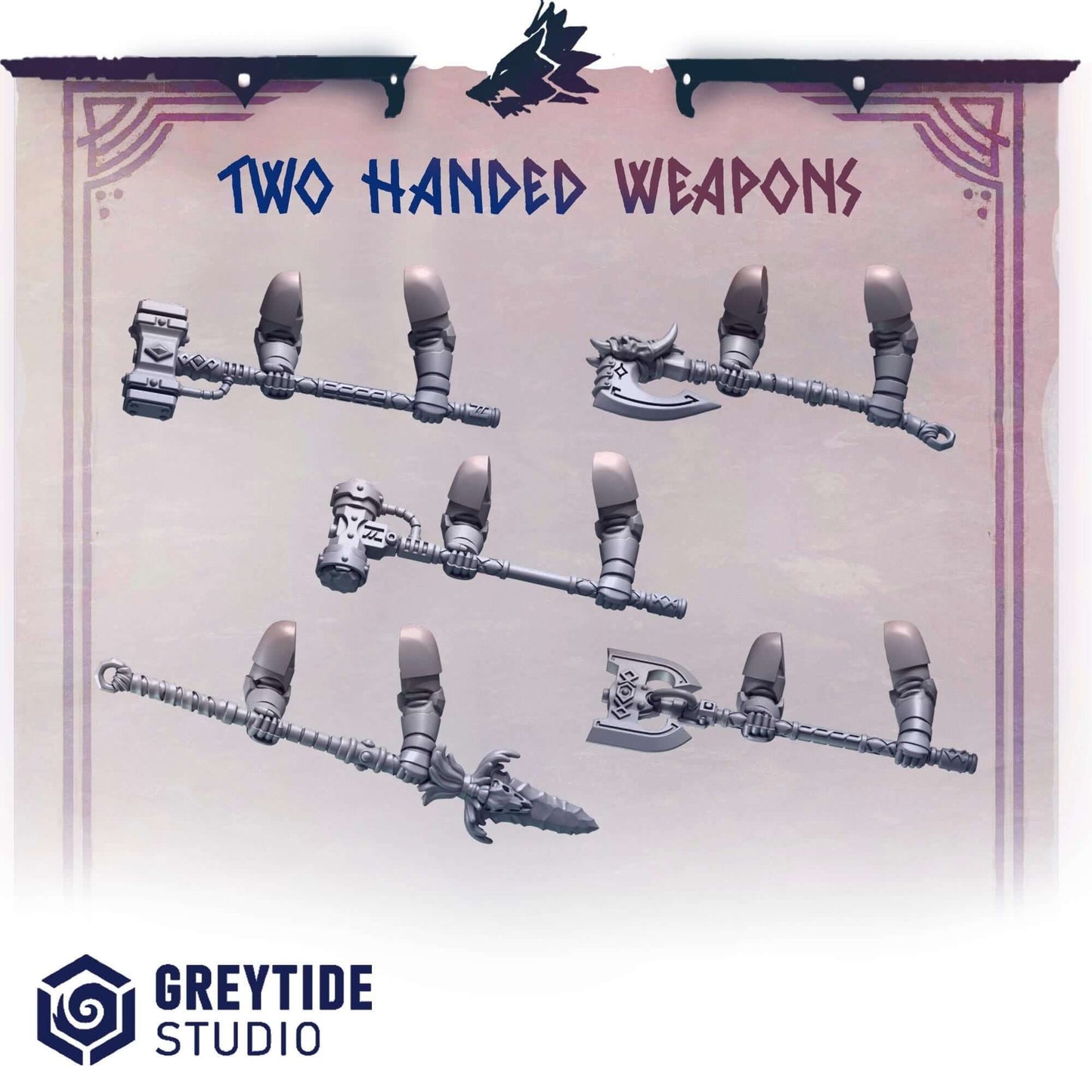 Primal Hounds Weapons - Grey Tide Studio
