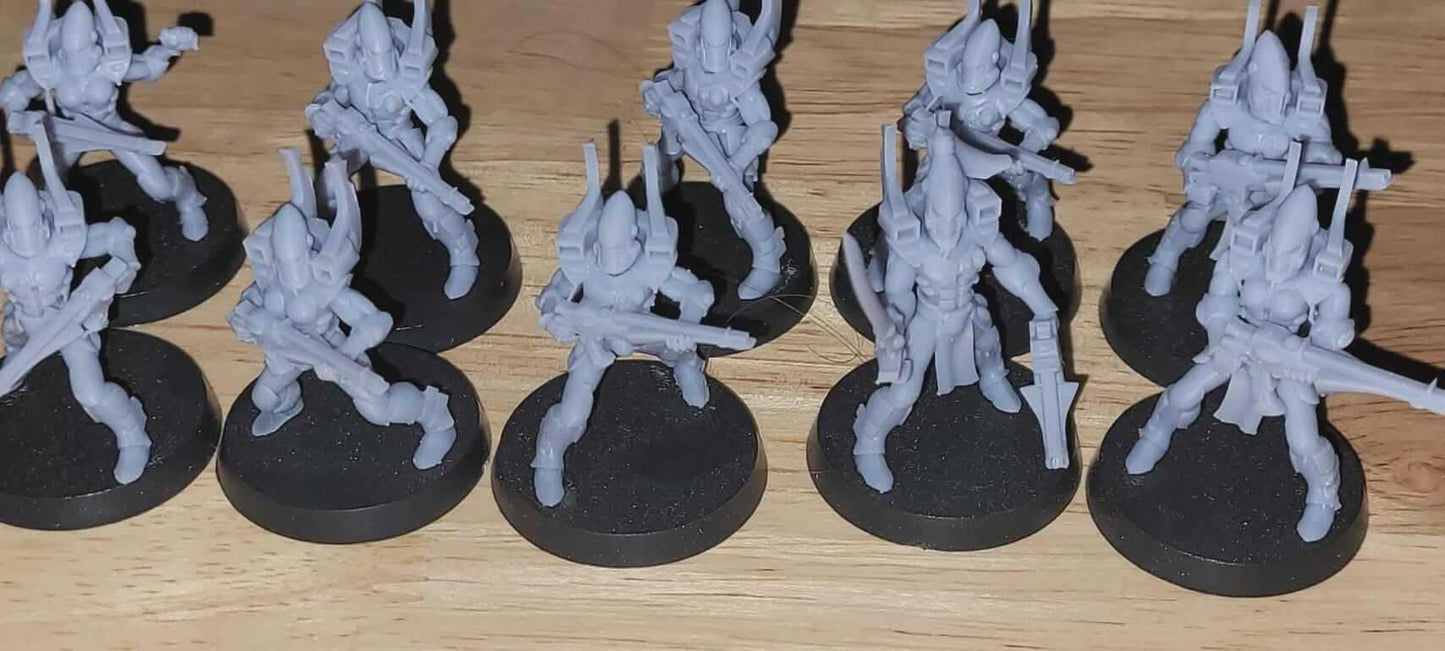 Custom Resin Printed Warbands & Patrol Forces – From Trench Horrors to Distant Stars