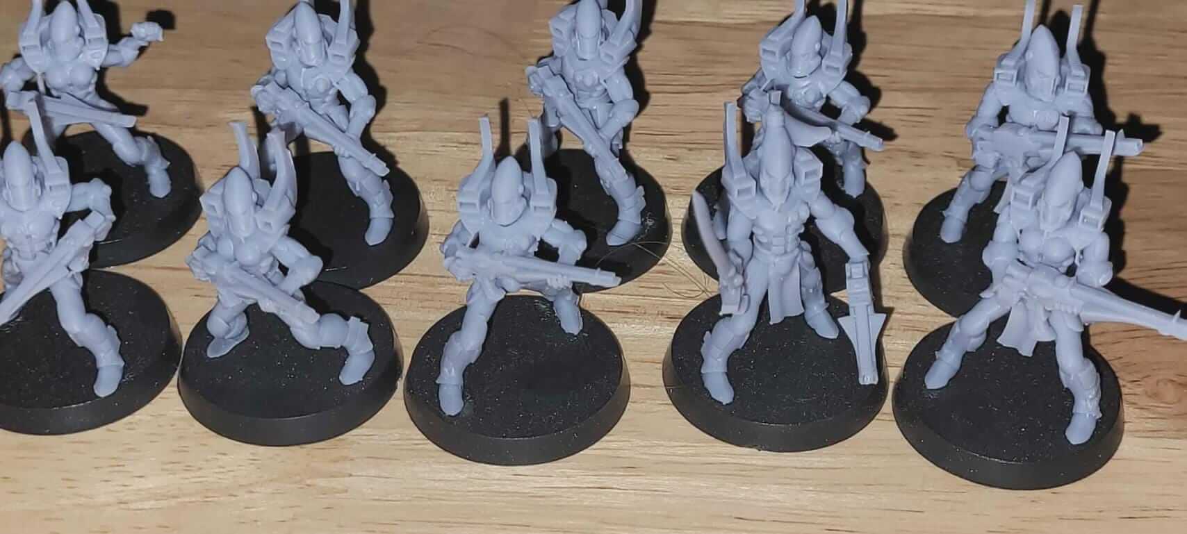 Custom Resin Printed Warbands & Patrol Forces – From Trench Horrors to Distant Stars
