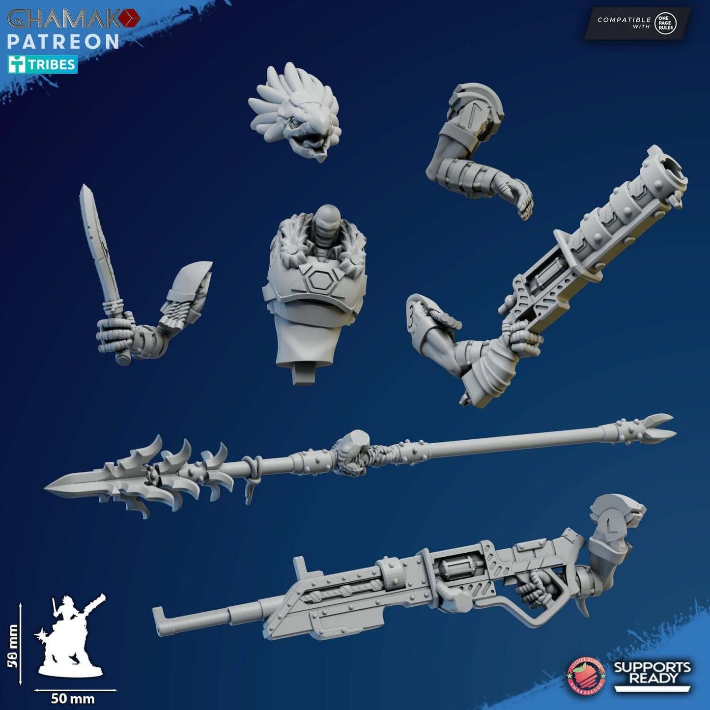 Ravok Riders -Krootox - Kroot Proxies - Ghamak Miniatures