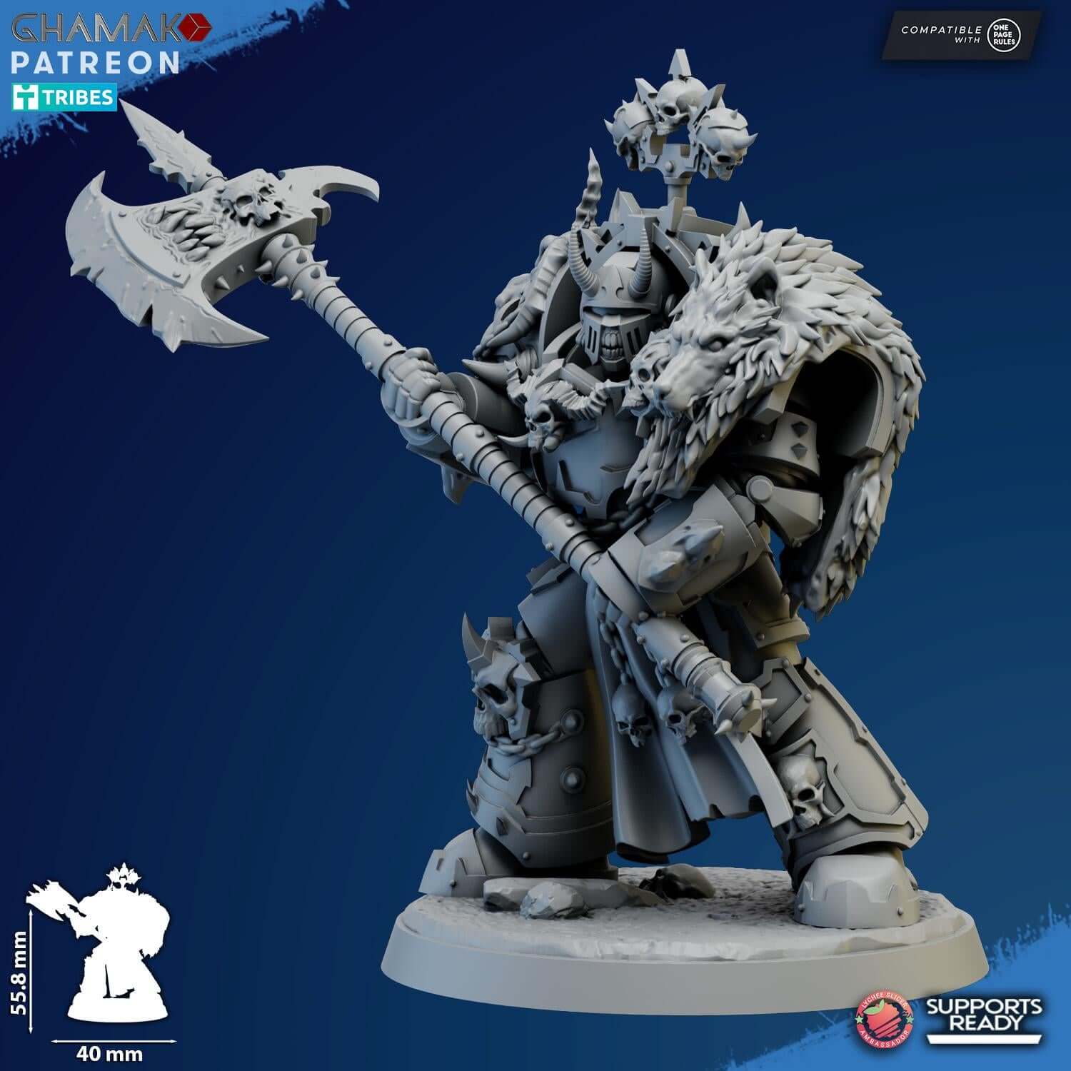 Exterminator Lord 4 - Grimdark Void Marine -Ghamak Miniatures