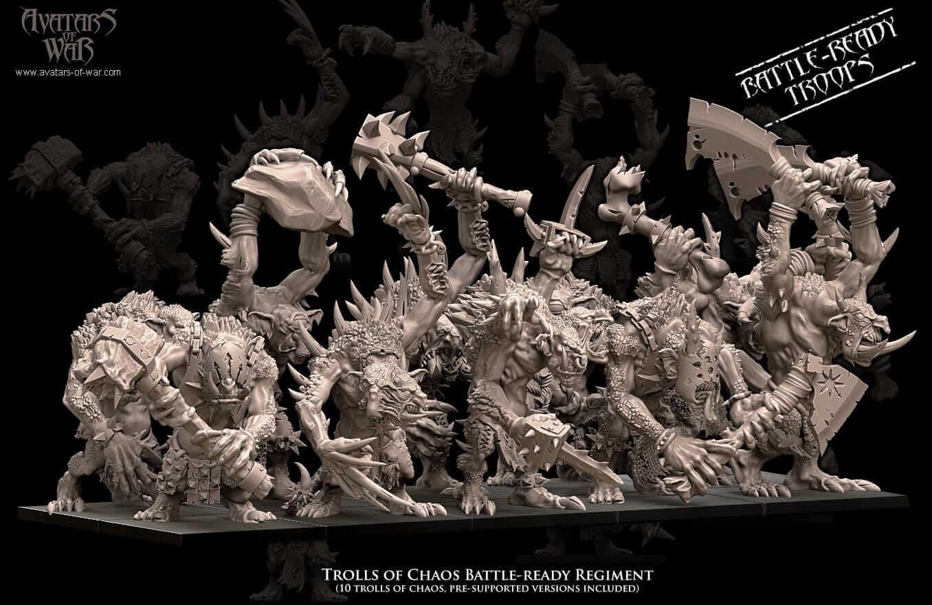 Trolls of Chaos Regiment - Avatars of War