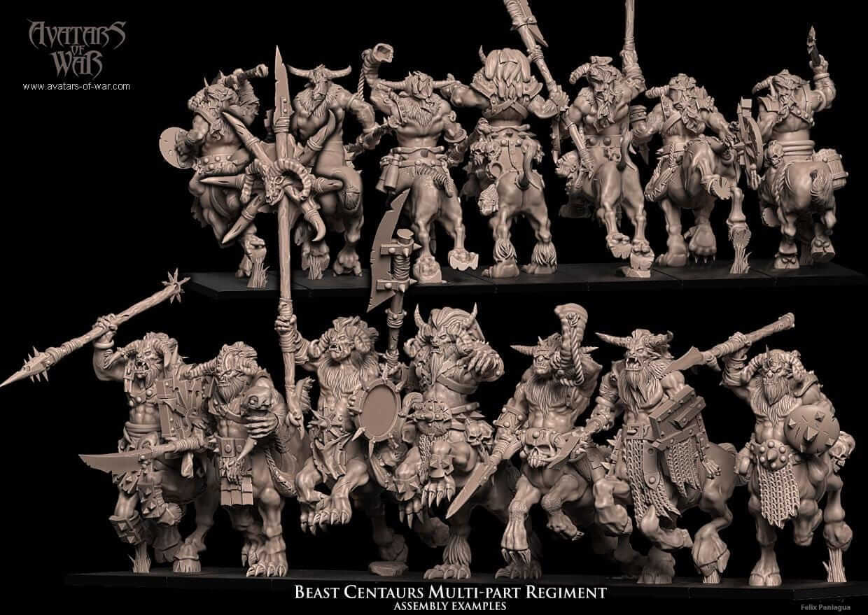 Beast Centaurs Regiment - Avatars of War