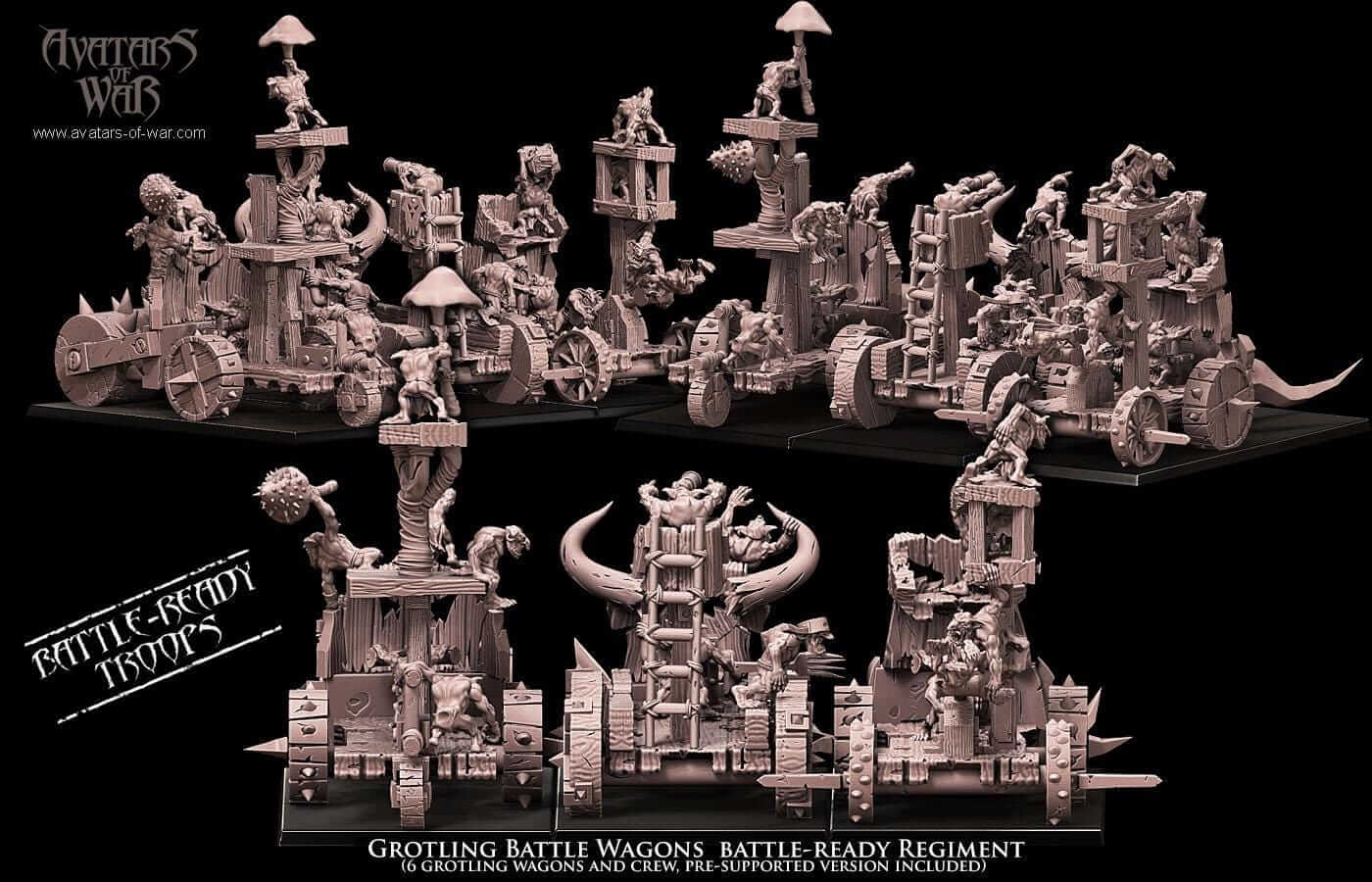 Goblin Battle Wagon - Avatars of War
