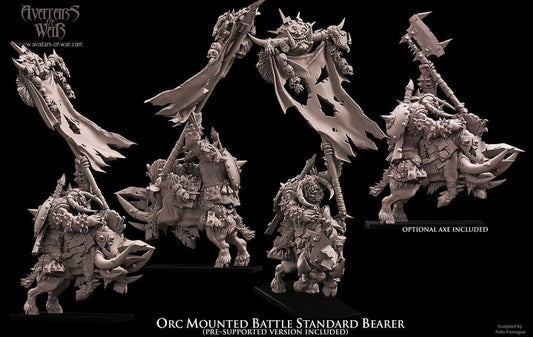 Orc Standard Bearer - Avatars of War