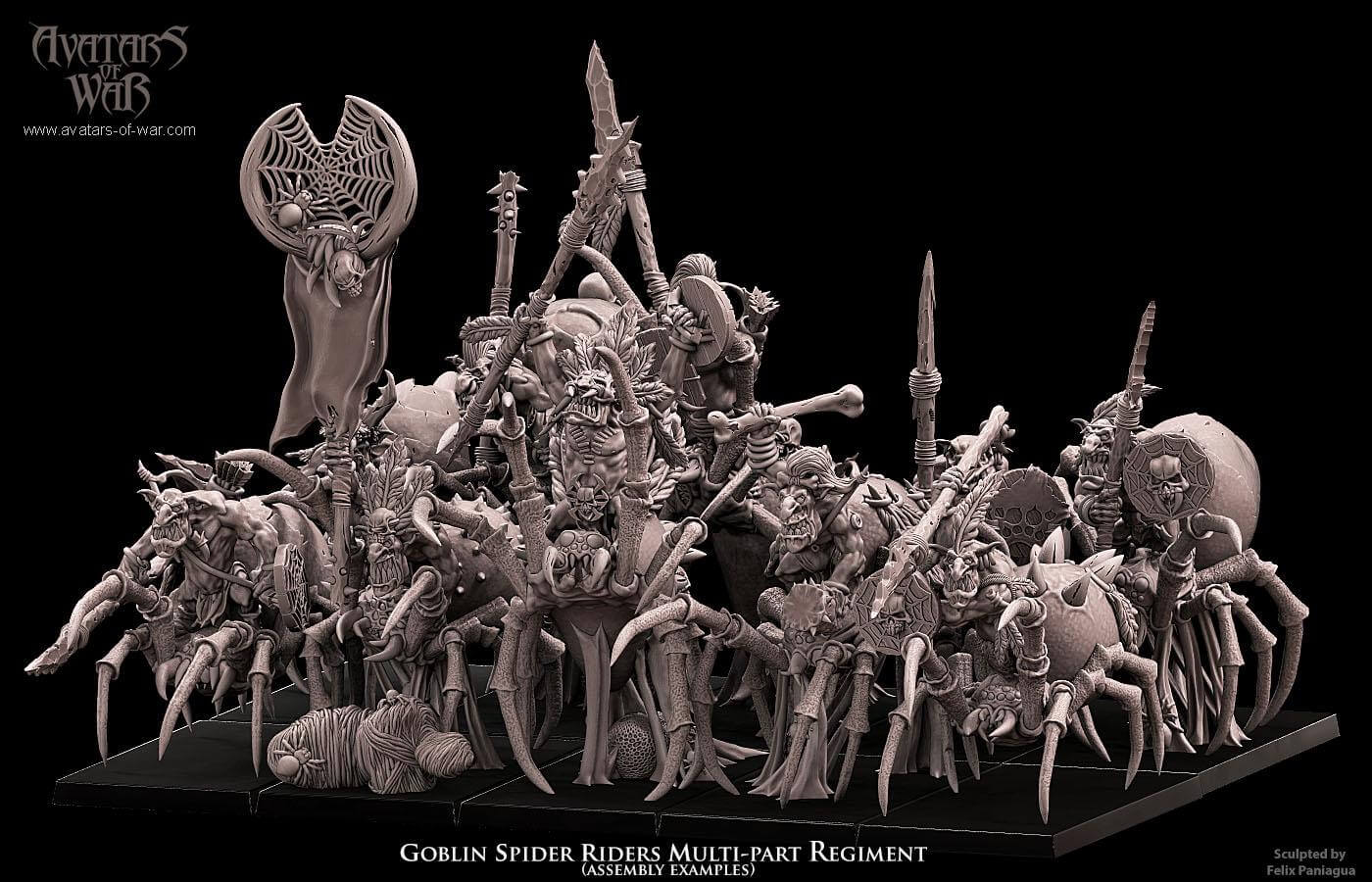 Goblin Spider Riders - Avatars of War