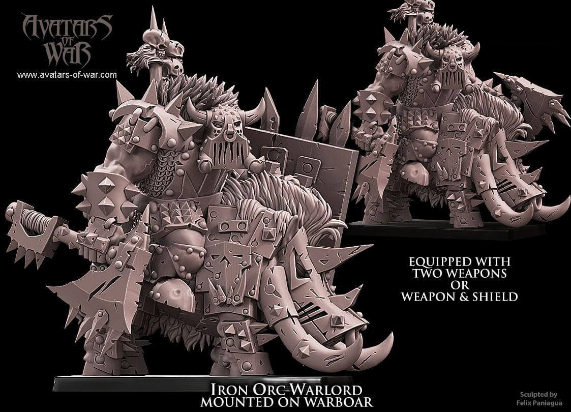 Iron Orc Warlord - Avatars of War