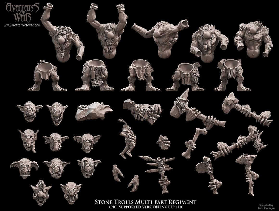 Stone Trolls Regiment - Avatars of War