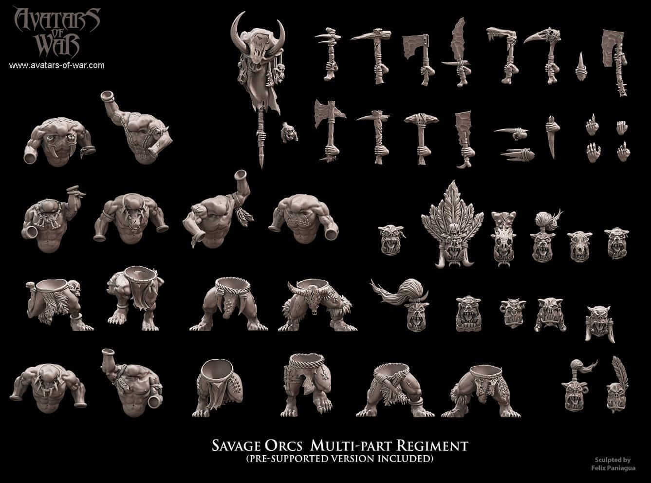 Savage Orcs - Avatars of War