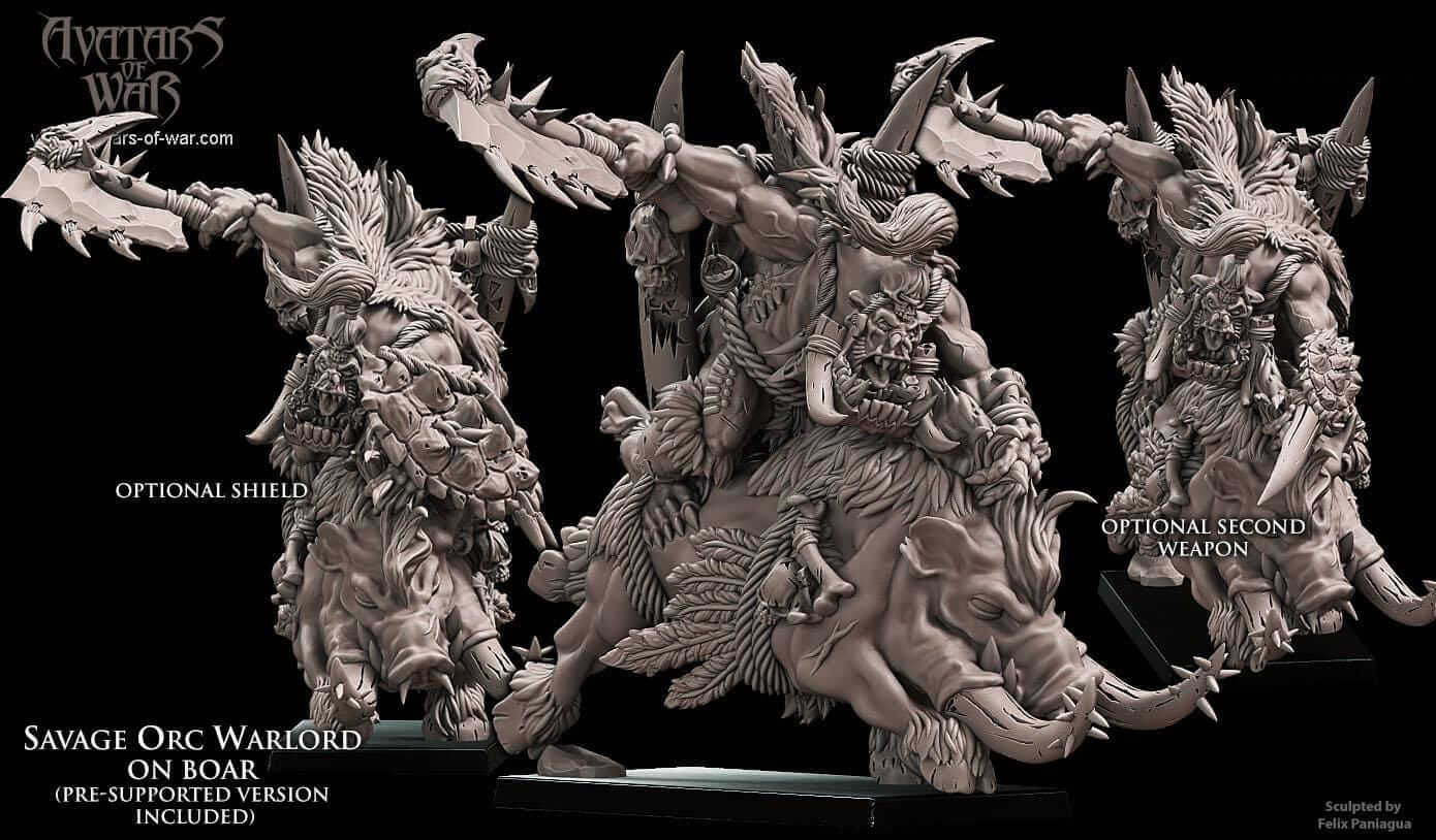 Savage Orc Warlord - Avatars of War
