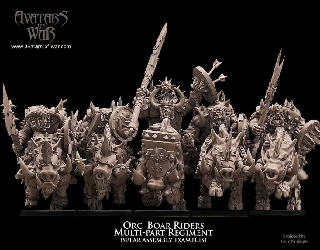 Orc Boar Riders - Avatars of War
