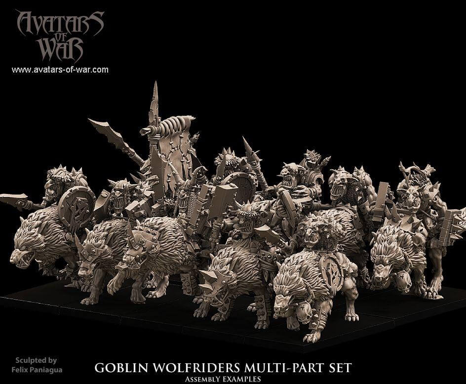 Goblin Wolf Riders - Avatars of War