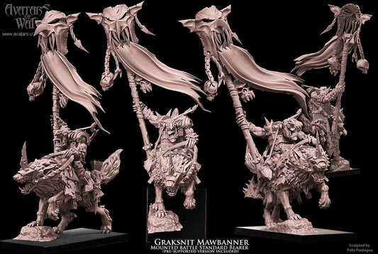 Goblin Standard Bearer - Avatars of War