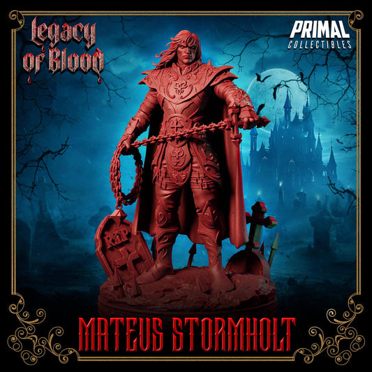 Mateus Stormholt - Legacy of Blood 3D Printed Resin RPG/Tabletop/Boardgames Miniature Primal Collectibles