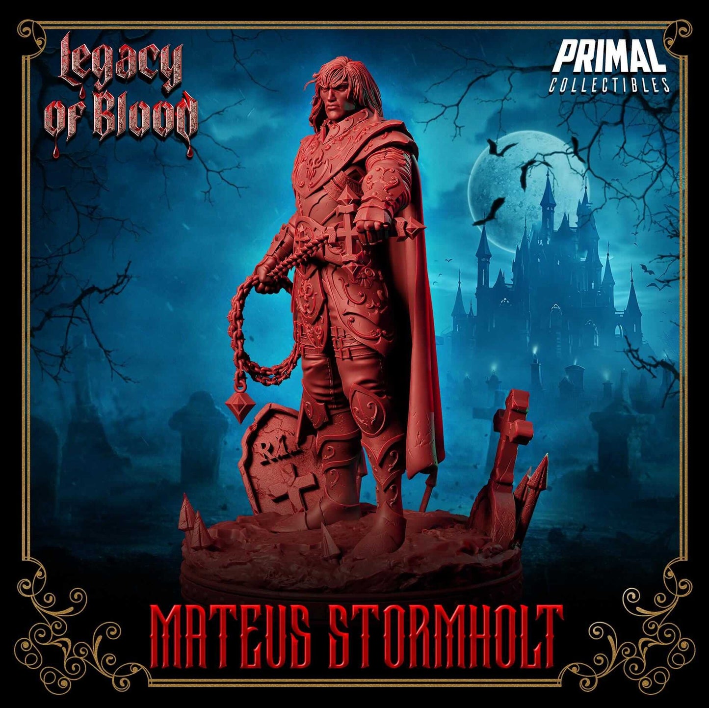 Mateus Stormholt - Legacy of Blood 3D Printed Resin RPG/Tabletop/Boardgames Miniature Primal Collectibles